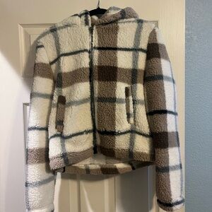 Reflex Cozy Checkered Sherpa Jacket